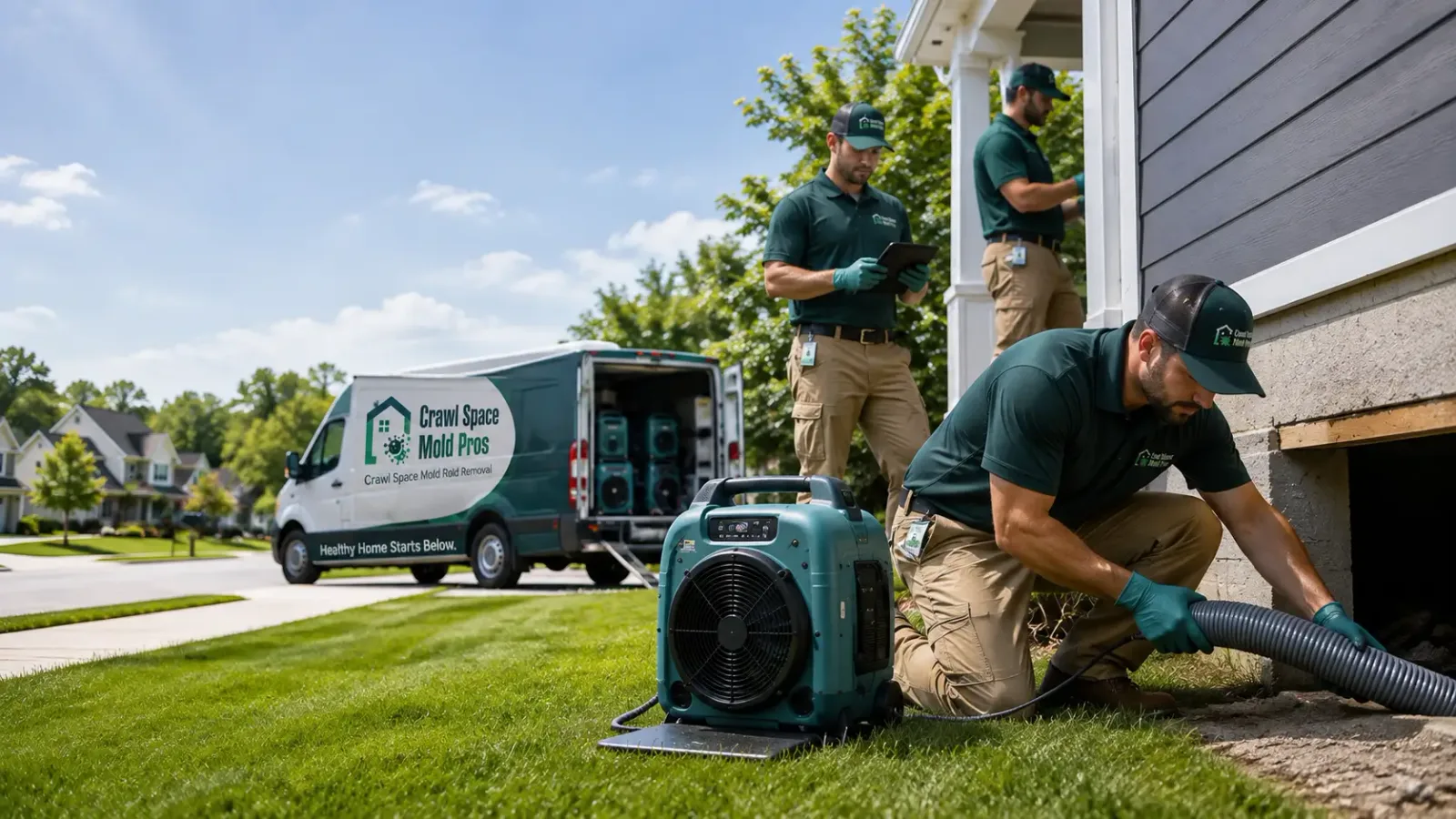 Crawl Space Mold Removal in Wiota, IA
